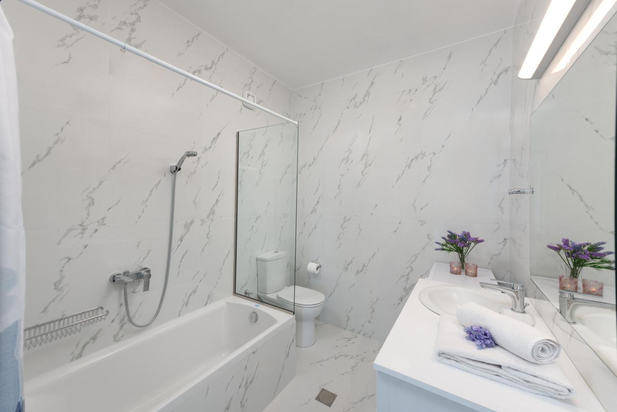 דירות Ágios Nikólaos Sea View Bliss 2Br Agios Getaway מראה חיצוני תמונה