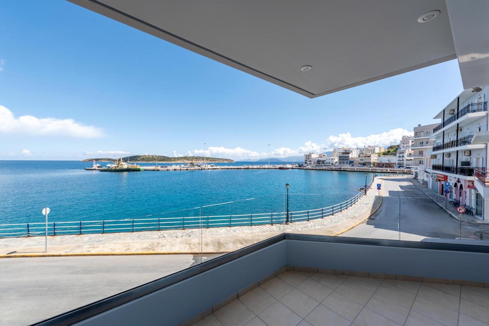 דירות Ágios Nikólaos Sea View Bliss 2Br Agios Getaway מראה חיצוני תמונה