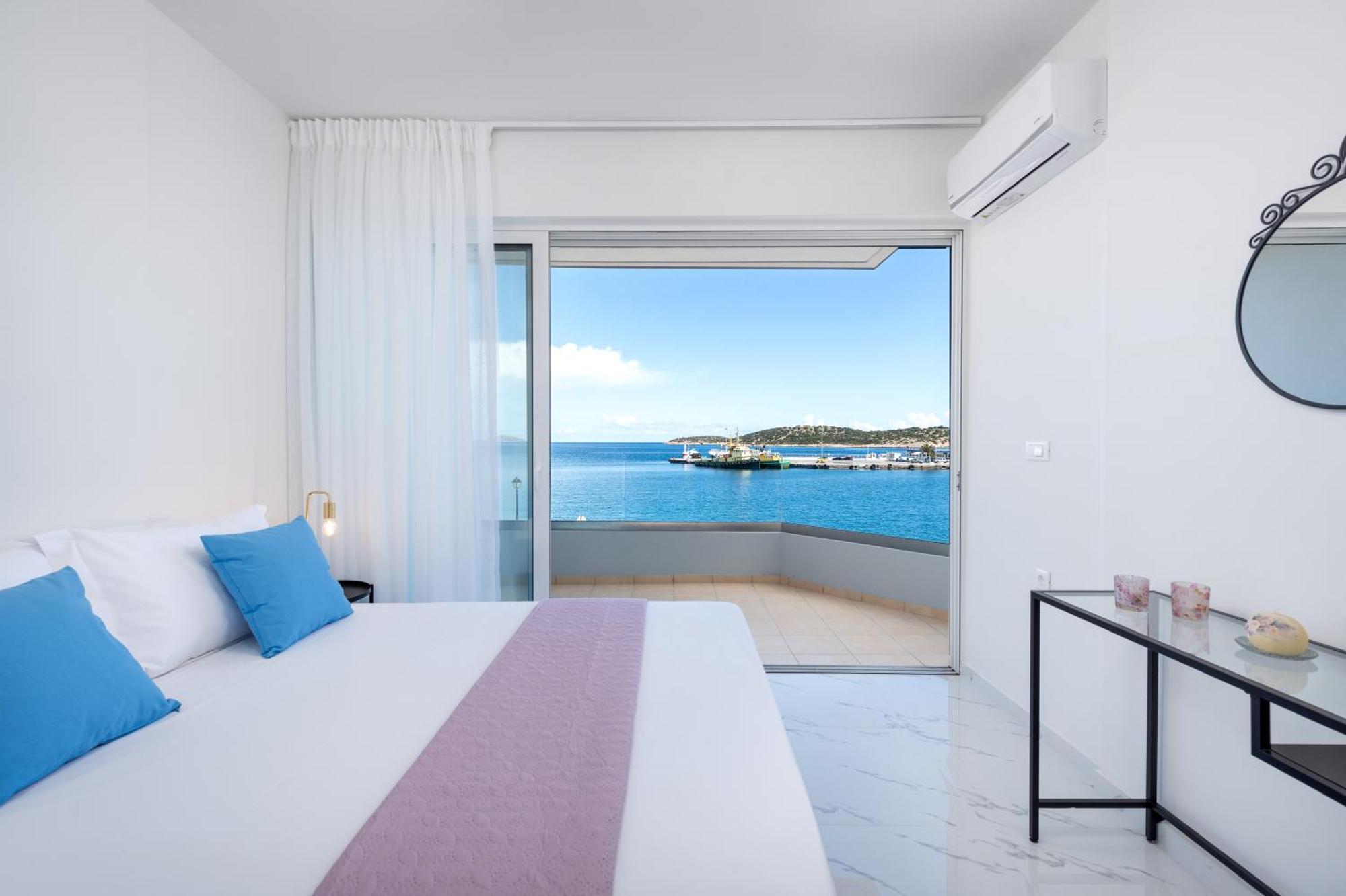 דירות Ágios Nikólaos Sea View Bliss 2Br Agios Getaway מראה חיצוני תמונה