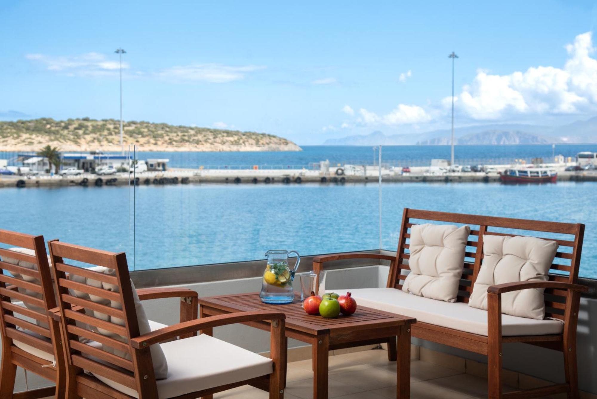 דירות Ágios Nikólaos Sea View Bliss 2Br Agios Getaway מראה חיצוני תמונה